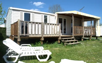 Mobil home luxe 8 personnes, camping de dugny, appartements et chalets, location de vacance Blois Onzain